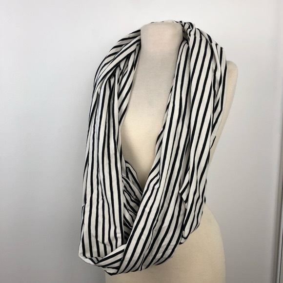 American Apparel The Circle Infinity Stripe Scarf